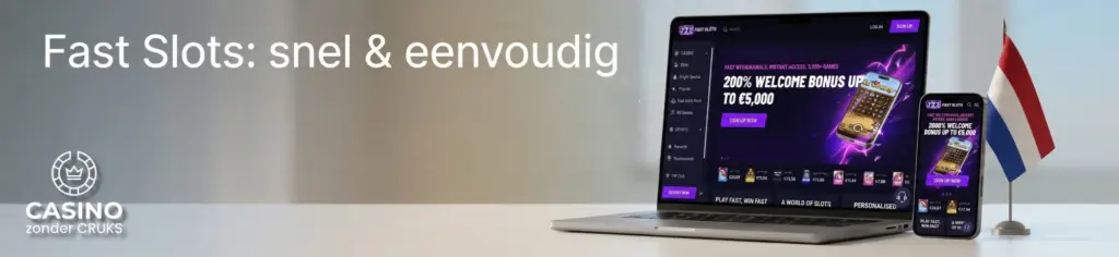 Fastslots is een goksite zonder Cruks gericht op eenvoud